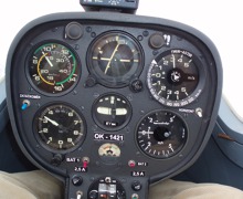 Twin Astir, OK 1421, instrument panel