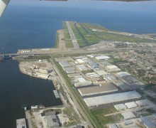 Lakefront airport, New Orleans, Luisiana, USA