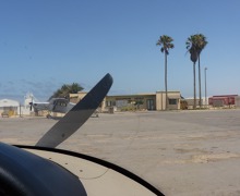 Swakopmund, Namibia - refuelling Cirrus SR 20 ZS ZIP