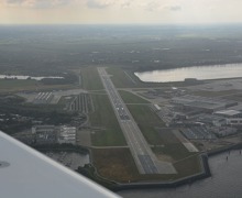 Airbus company airport, Hamburg, Germany