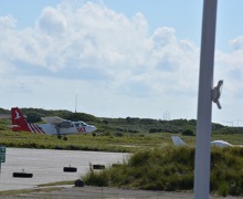 Helgoland - a local flight landing