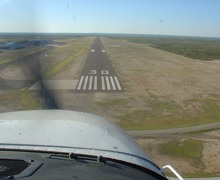 On final, Etosha, Namibia