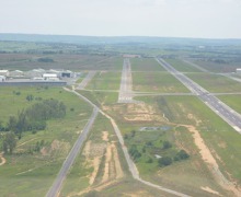 On final, Lanseria, Johannesbourg, South Africa