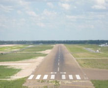 On final, Maun Botswana