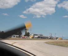 Taxiing, Zadar, Croatia