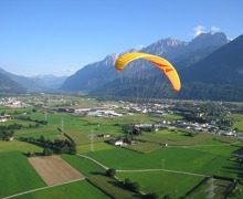 Paraglide, in flight - Austria 2006