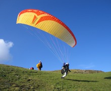 Paraglide, taking off - Austria 2006