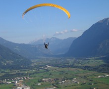 Paraglide, in flight - Austria 2006