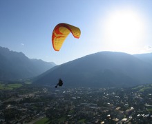 Paraglide, in flight - Austria 2006