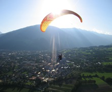 Paraglide, in flight - Austria 2006