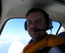 My passenger - in flight to Cyprus