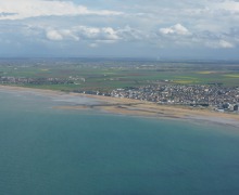 Gold – the British forces landing beach