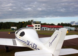 The airport of Kardla - two flights per day arrive here from the capital Tallinn
