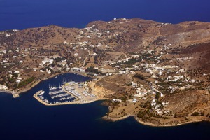 Lipsi island and port