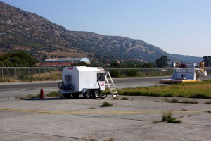 Fuel tank at Samos airport