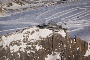 Horní stanice lanovky na Dachstein, Rakousko