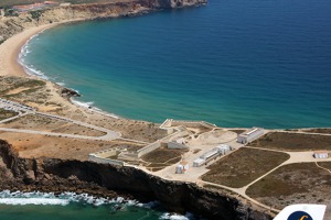 Pláž Sagres u nejjižnějšího místa Portugalska