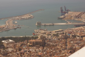 Malaga – přístav a katedrála
